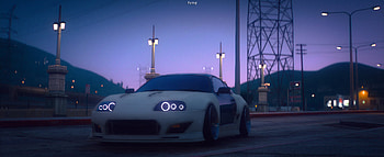 ArtStation - Toyota Supra mk4, Neon Supra HD wallpaper