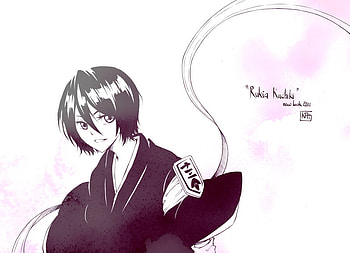 Rukia New Look, black hair, rukia, anime girl, bleach, anime, original, kimono girl, tagme HD wallpaper