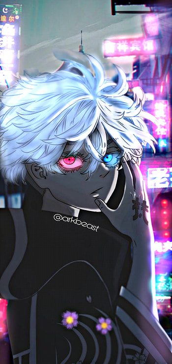 Tokyo revengers, electric blue, magenta HD phone wallpaper