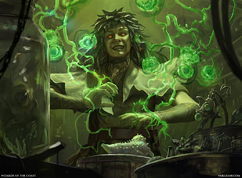 Deadly brew, brew, randy vargas, halloween, fantasy, green, girl, vargasni, witch, art HD wallpaper