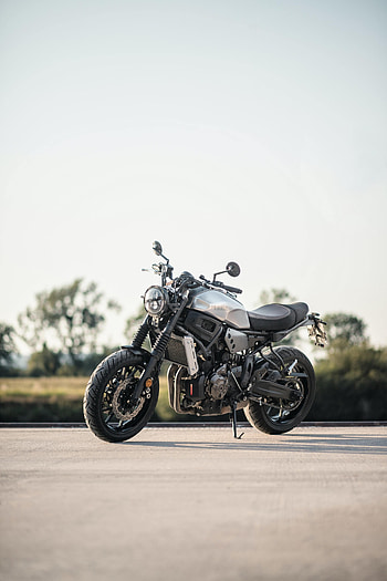 Motorcycles, Yamaha, Side View, Motorcycle, Bike, Headlight HD phone wallpaper