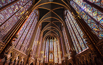 Chapel in Paris, gothic, France, Paris, chapel HD wallpaper