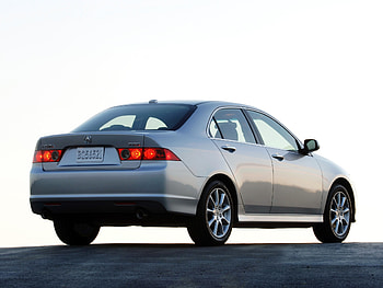 Auto, Acura, Cars, Asphalt, Back View, Rear View, Style, Akura, Metallic Gray, Grey Metallic, 2006, Tsx HD wallpaper
