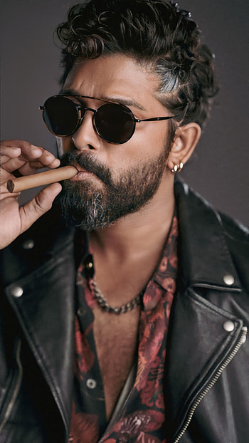 Allu Arjun, glasses, hair HD phone wallpaper