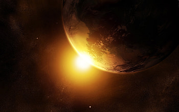 Landscape, Planets, Universe, Sun HD wallpaper