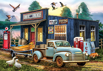 The Early Bird Catches The Fish, geese, car, artwork, birds, painting, morning, store HD wallpaper