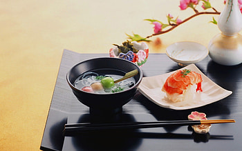 Vibrant sushi collection, background , Japanese cuisine, Culinary artistry HD wallpaper