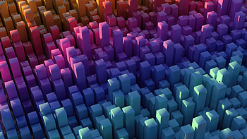Abstract Voxel , abstract, artist, artwork, digital-art, deviantart HD wallpaper