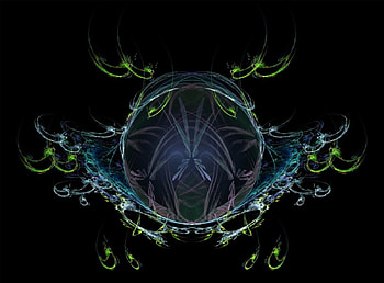 The looking glass, glass, fractal HD wallpaper