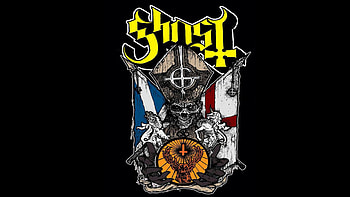 Ghost Band, Papa Emeritus, Eerie atmosphere, Haunting melodies HD wallpaper