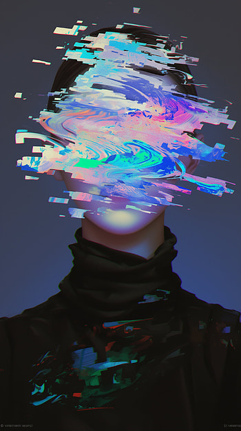 Glitch Art Woman , woman, glitch, Digital Art, glitch art, Abstract HD phone wallpaper
