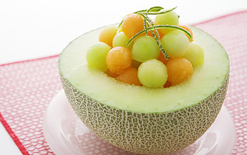 Fan-made melon, Creative , Food art, Exquisite design HD wallpaper