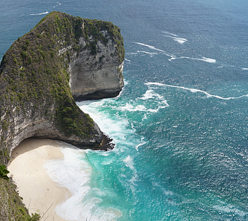 Bali, coast, sea, aerial view, nature HD wallpaper
