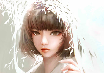 Kamimachi Reimagined , anime-girl, anime, digital-art, artist, artwork, deviantart HD wallpaper
