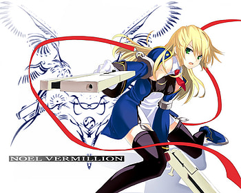 Noel Vermillion, videogame, girl, blazblue HD wallpaper