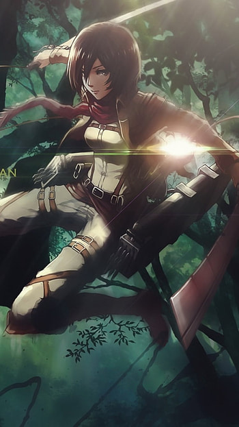 Mikasa Ackerman, Anime, Attack on Titan HD phone wallpaper