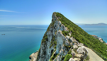 Rock of Gibraltar, Jayson Oertel graphy, San Francisco artist, Stunning ry HD wallpaper