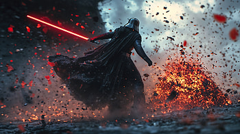 Epic Darth Vader Fan Art – Star Wars Dark Side Power, Darth Vader, Star Wars, fan art HD wallpaper