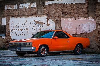 Cars, Car, Retro, Street, Chevrolet El Camino HD wallpaper