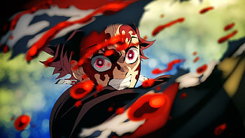 Demon Slayer Anime – Intense Kimetsu no Yaiba Action Scene, Anime, Demon Slayer: Kimetsu no Yaiba, Tanjiro Kamado HD wallpaper