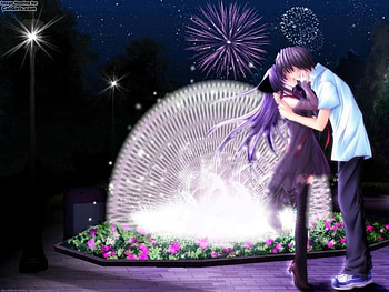Love, purple, cute, and something else HD wallpaper