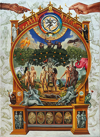 AdamEve, art, occult HD phone wallpaper