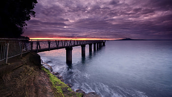 Landscape, Bridges HD wallpaper