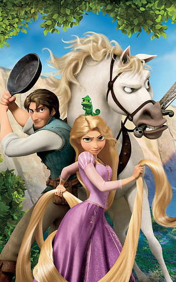 Tangled, Series , Captivating visuals, Fairy tale magic HD phone wallpaper