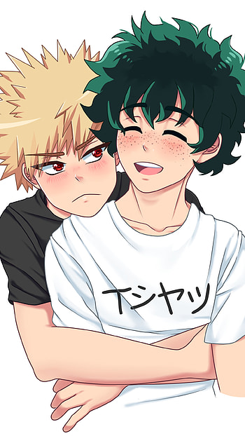 Explosive Comfort — Bakugou & Deku MHA , Katsuki Bakugou, Izuku Midoriya, Anime, My Hero Academia HD phone wallpaper