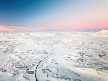 Iceland In Winter, winter, iceland, nature HD wallpaper