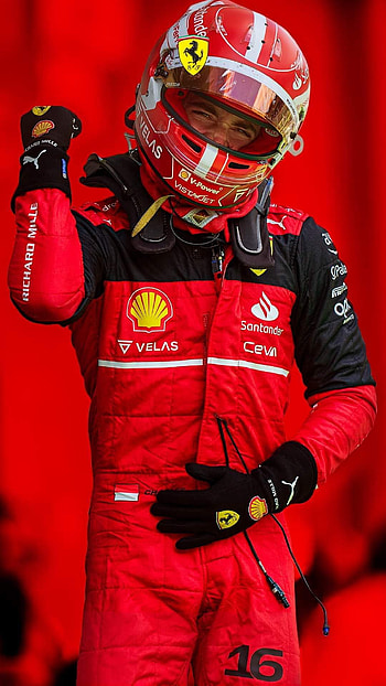 Charles Leclerc, red, sports_gear, driver, helmet, ferrari, formula-1, formula-one, monaco HD phone wallpaper