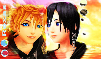 Roxas X Xion, paradise, seagull, hammock, britney spears HD wallpaper