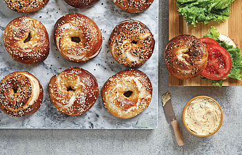 Pretzel bagels, Savory twist, Soft and chewy, Irresistible combination HD wallpaper