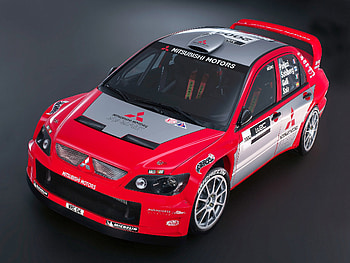 mitsubishi lancer wrc04, japanese, mitsubishi, lancer, rally HD wallpaper
