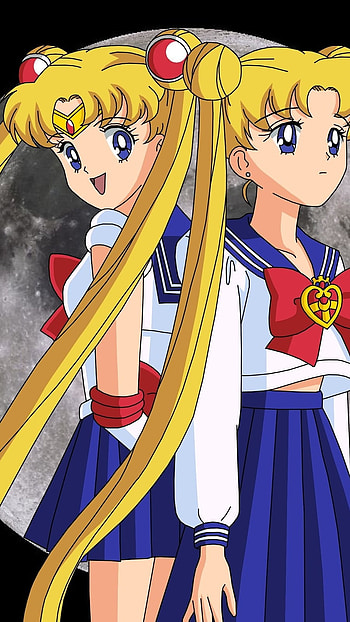 Twin Sailor Moon, twin, sailor moon HD phone wallpaper