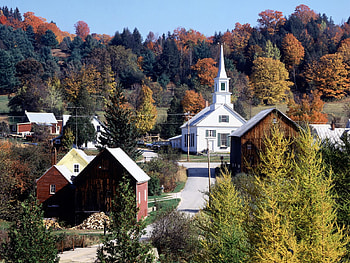 LANDSCAPE, trees, nature, church HD wallpaper