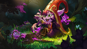 League of Legends, Chibi, Lulu, Magical champion HD wallpaper
