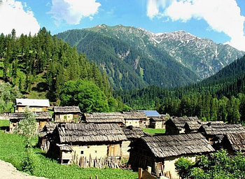 FAIRY MEDOWS VILLAGE , pakistan, fairy medow, village HD wallpaper