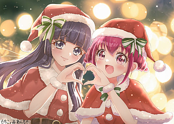 Reika Aoki & Hoshizora Miyuki, Hoshizora Miyuki, Reika Aoki, Anime, smile precure! HD wallpaper