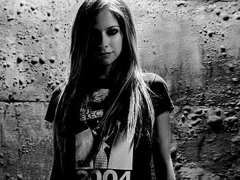 avril, bw, style, girl, model HD wallpaper