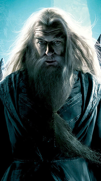 Ian McKellen, Albus Dumbledore , Harry Potter universe, Wise wizard HD phone wallpaper