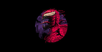 Red Venom Dark , venom, superheroes HD wallpaper