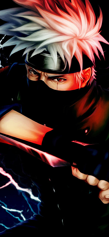 Kakashi_sharingan, eye, art, anime HD phone wallpaper
