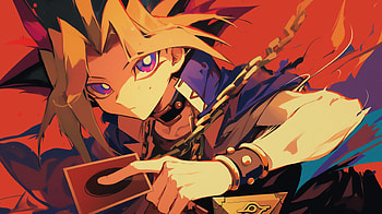 Yami Yugi in Action - Stunning, Anime, Yu-Gi-Oh!, Yami Yugi HD wallpaper