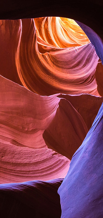 Antelope Canyon, Earth's marvel, Majestic rock formations, Nature's masterpiece HD phone wallpaper