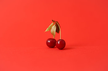 Food, Cherry, Sheet, Leaf, Berry, Fruit HD wallpaper