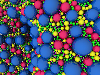 Multicolored, Motley, 3D, Smooth, Balls, Sphere, Spheres, Rendering HD wallpaper
