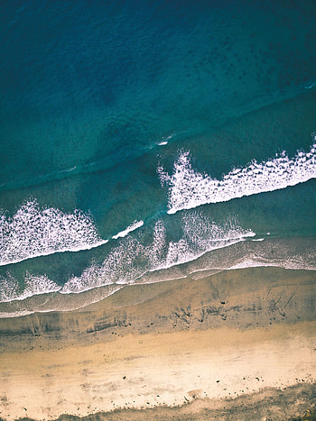 Nature, Waves, Beach, Sand, Shore, Bank, Ocean, Surf HD phone wallpaper