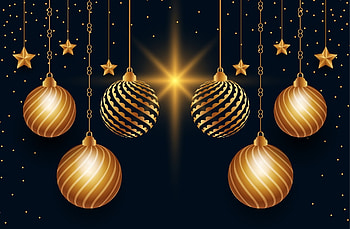 Christmas, balls, decoration, lights HD wallpaper