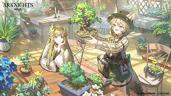 Arknights — Garden Atelier at Rhodes Island, Video Game HD wallpaper